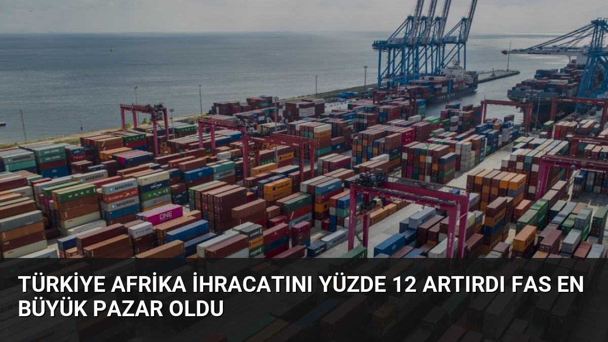 Türkiye Afrika İhracatını Yüzde 12 Artırdı Fas En Büyük Pazar Oldu