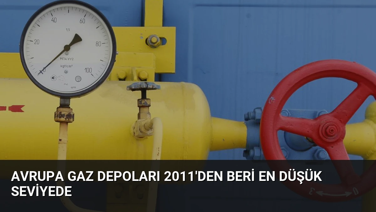 Avrupa Gaz Depoları 2011’den Beri En Düşük Seviyede