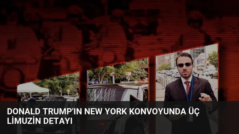 Donald Trump’ın New York Konvoyunda Üç Limuzin Detayı