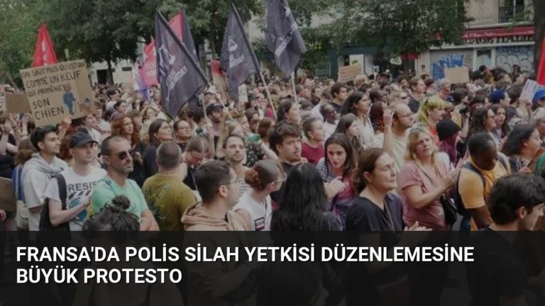 Fransa’da Polis Silah Yetkisi Düzenlemesine Büyük Protesto