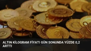 Altın Kilogram Fiyatı Gün Sonunda Yüzde 0,2 Arttı