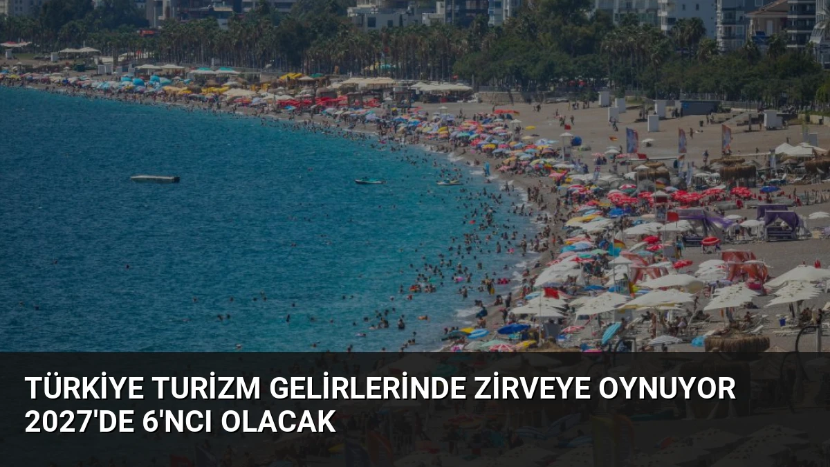Türkiye Turizm Gelirlerinde Zirveye Oynuyor 2027’de 6’ncı Olacak